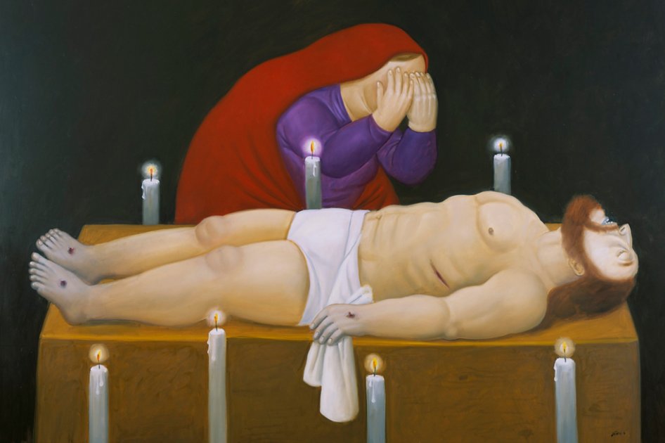 El «Vía Crucis» de Fernando Botero, de gira por primera vez en América Latina