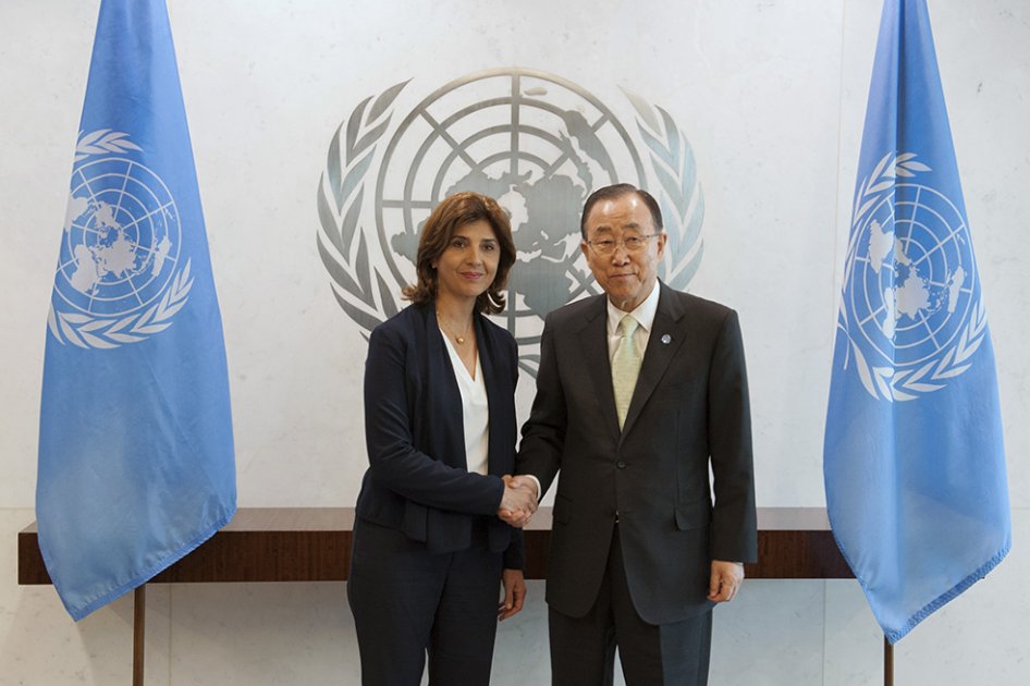 Ban Ki-Moon recibió a canciller María Ángela Holguín para abordar crisis fronteriza