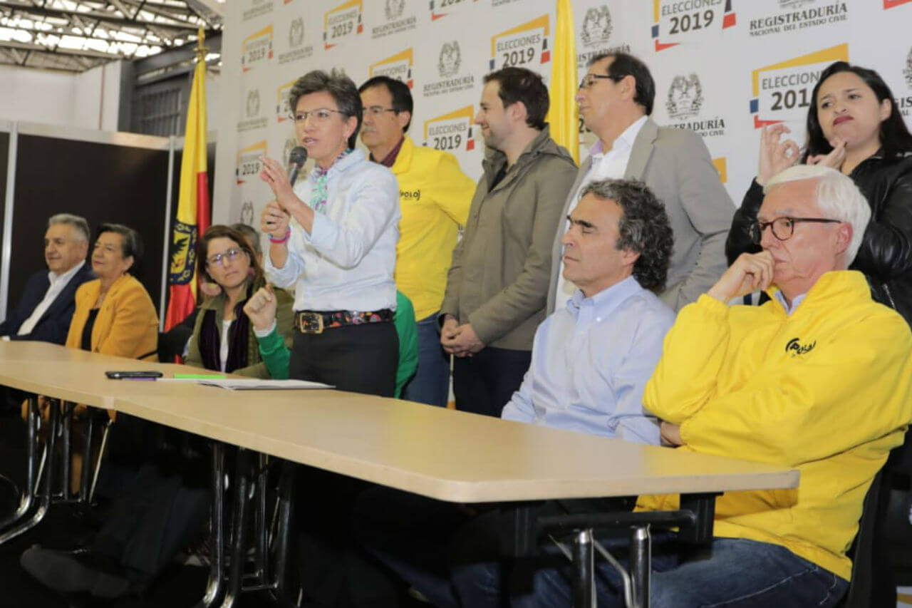 Claudia López oficializa su candidatura a la Alcaldía de Bogotá