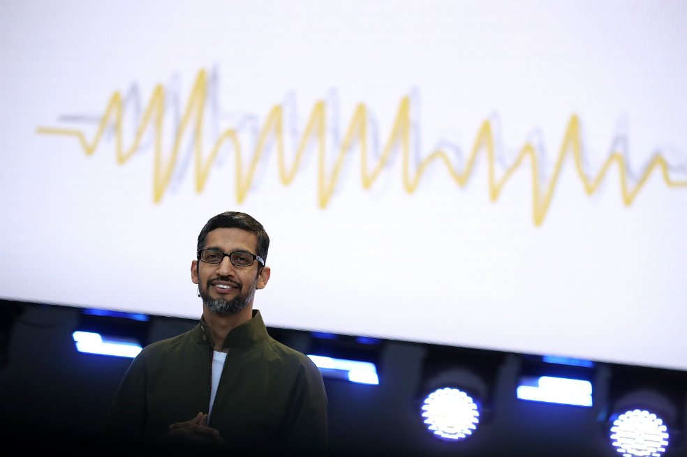 El presidente de Google, Sundar Pichai. / AFP