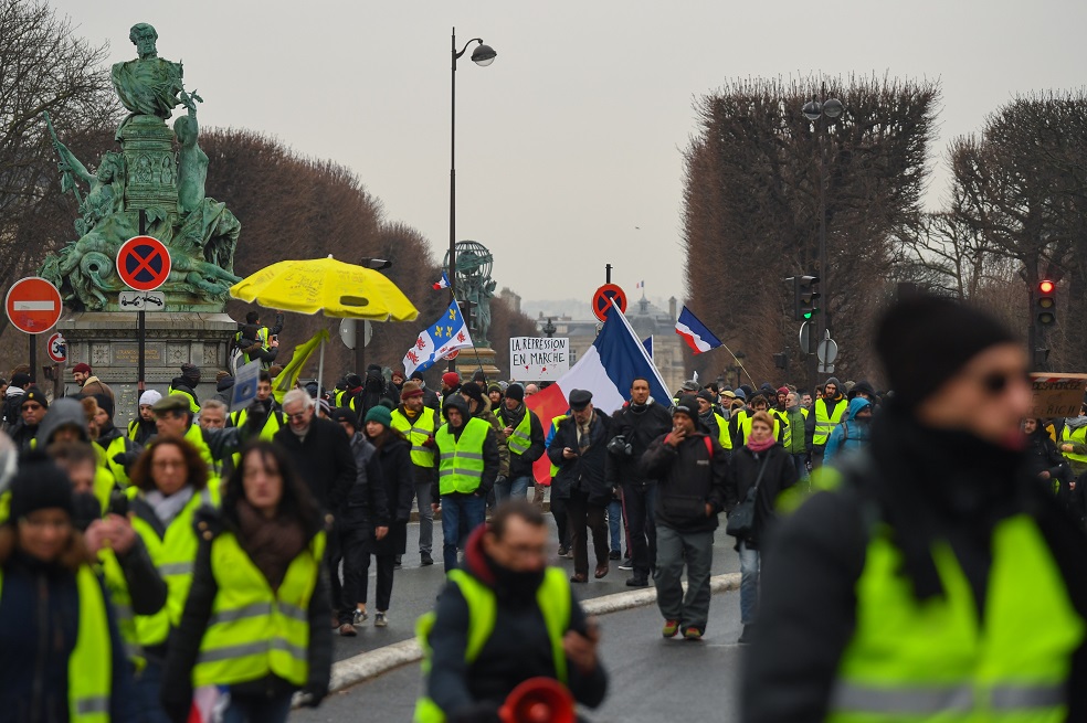 Décimo sábado consecutivo de protestas de los «chalecos amarillos» en Francia