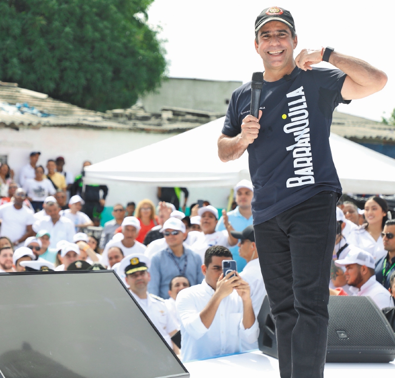 Alejandro Char cumple su tercer mandato a la cabeza de la Alcaldía de Barranquilla./ Cortesía. 