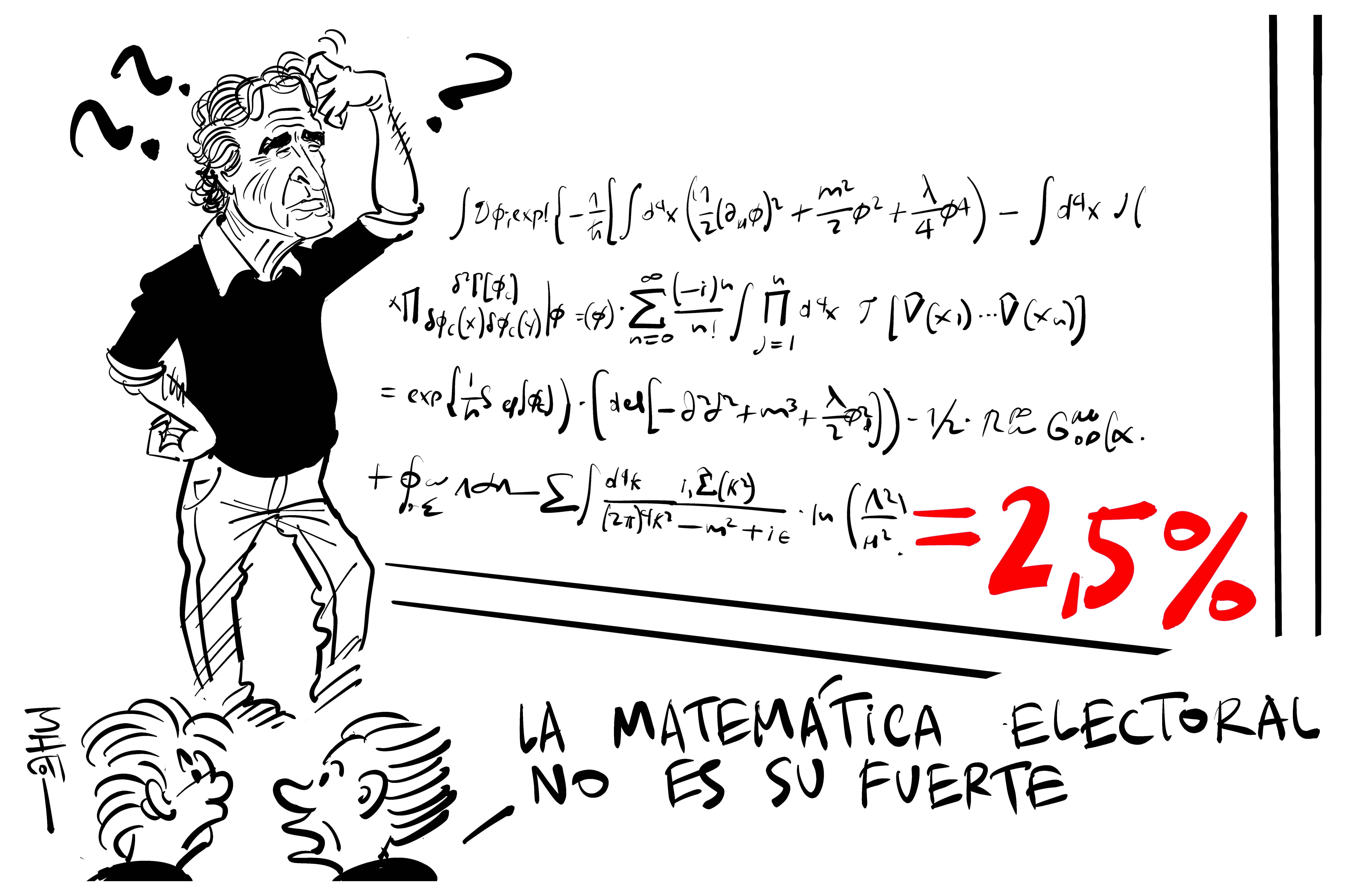 No le dio la fórmula