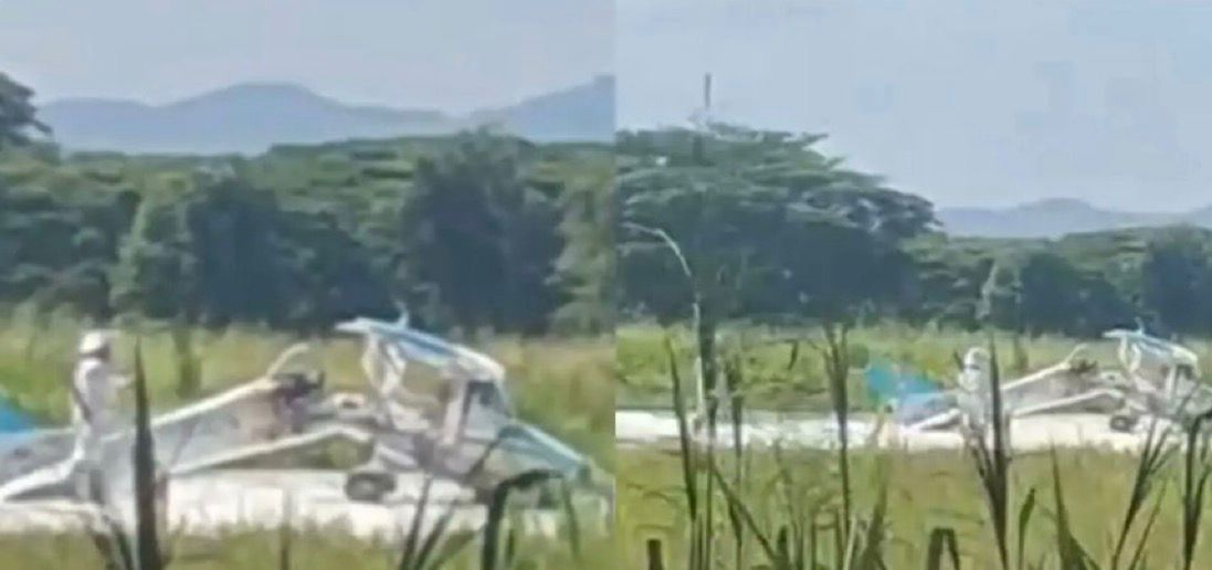 Avioneta sufrió accidente en el aeropuerto de Cartago; no reportan heridos