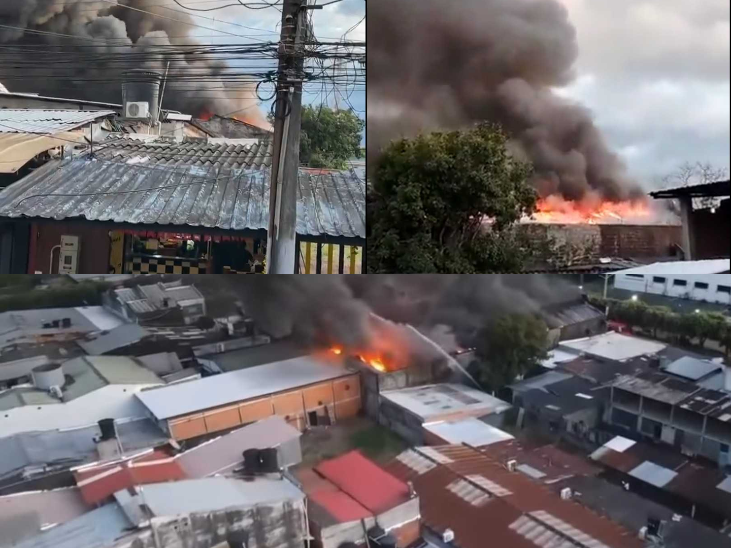 Reportan grave incendio en bodega de alimentos en San José del Guaviare