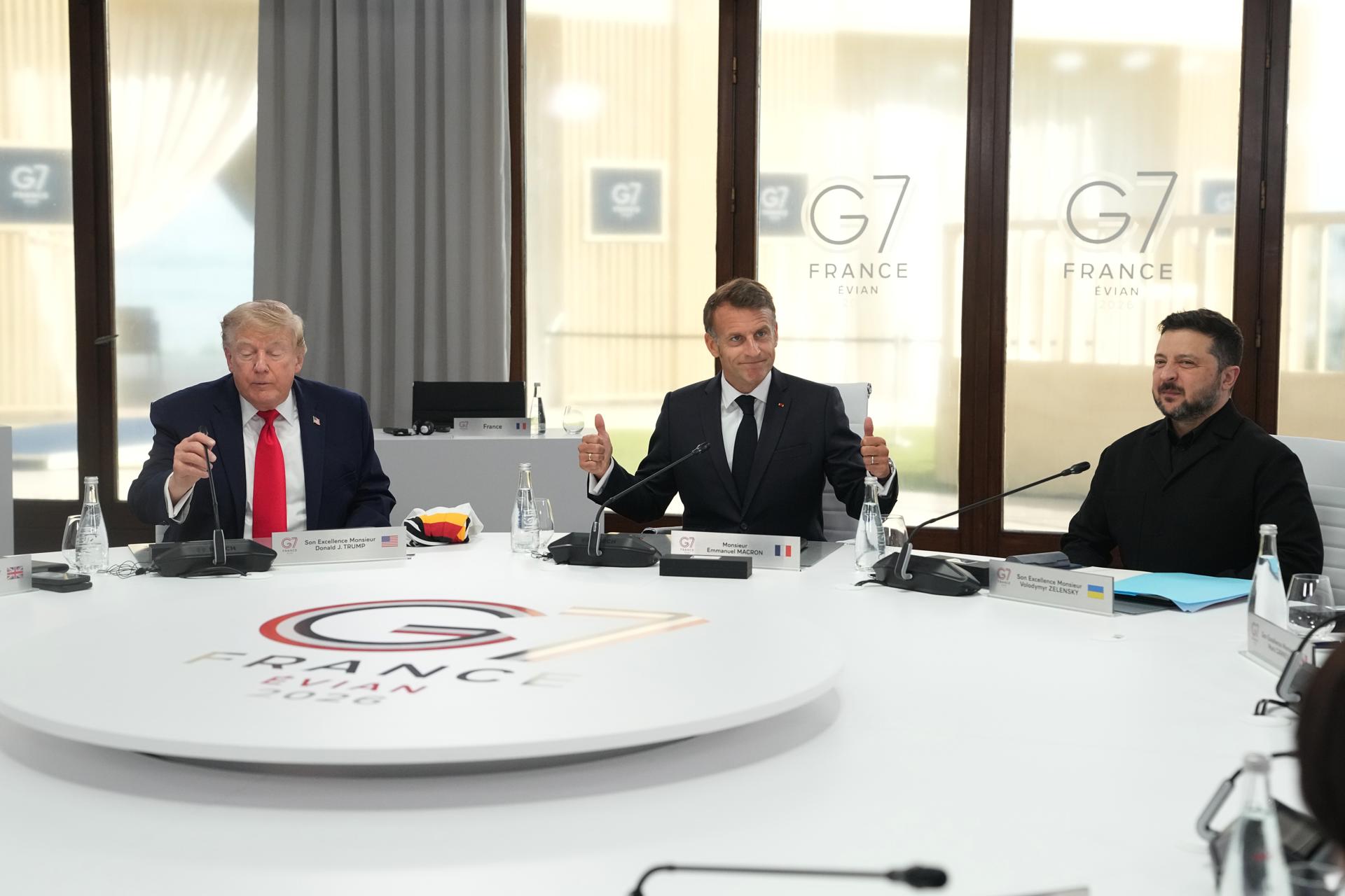 Giro en el G7: Trump se reúne con Zelenski y exige a Rusia un acuerdo de paz