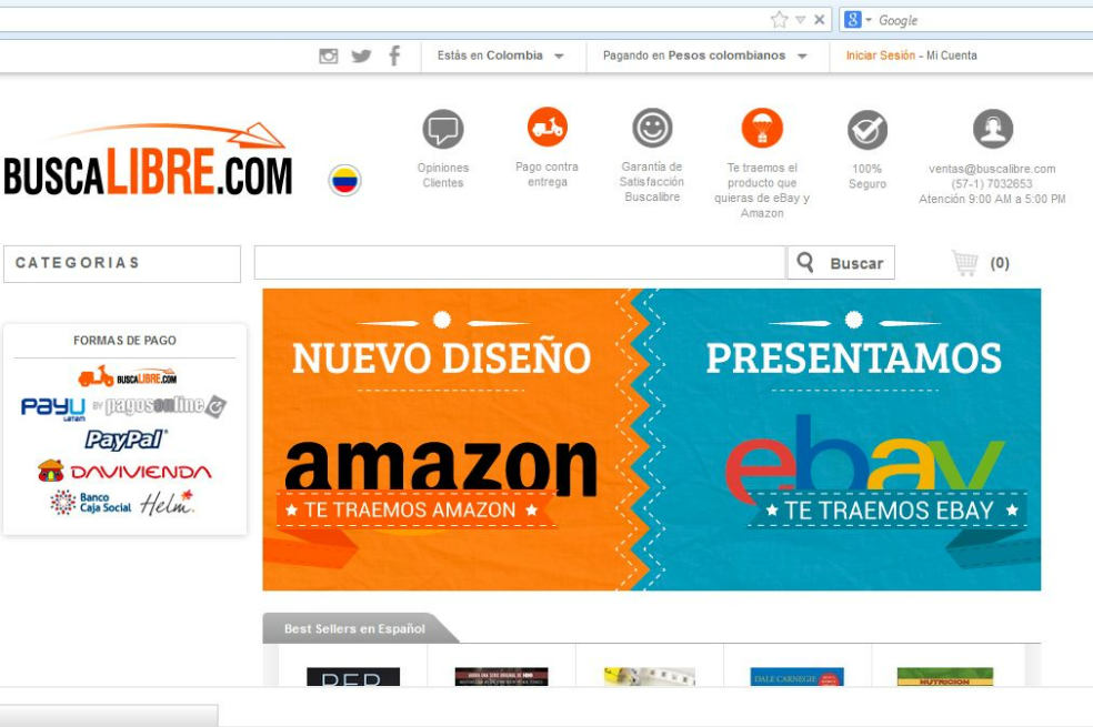 Buscalibre.com abre operaciones en Colombia