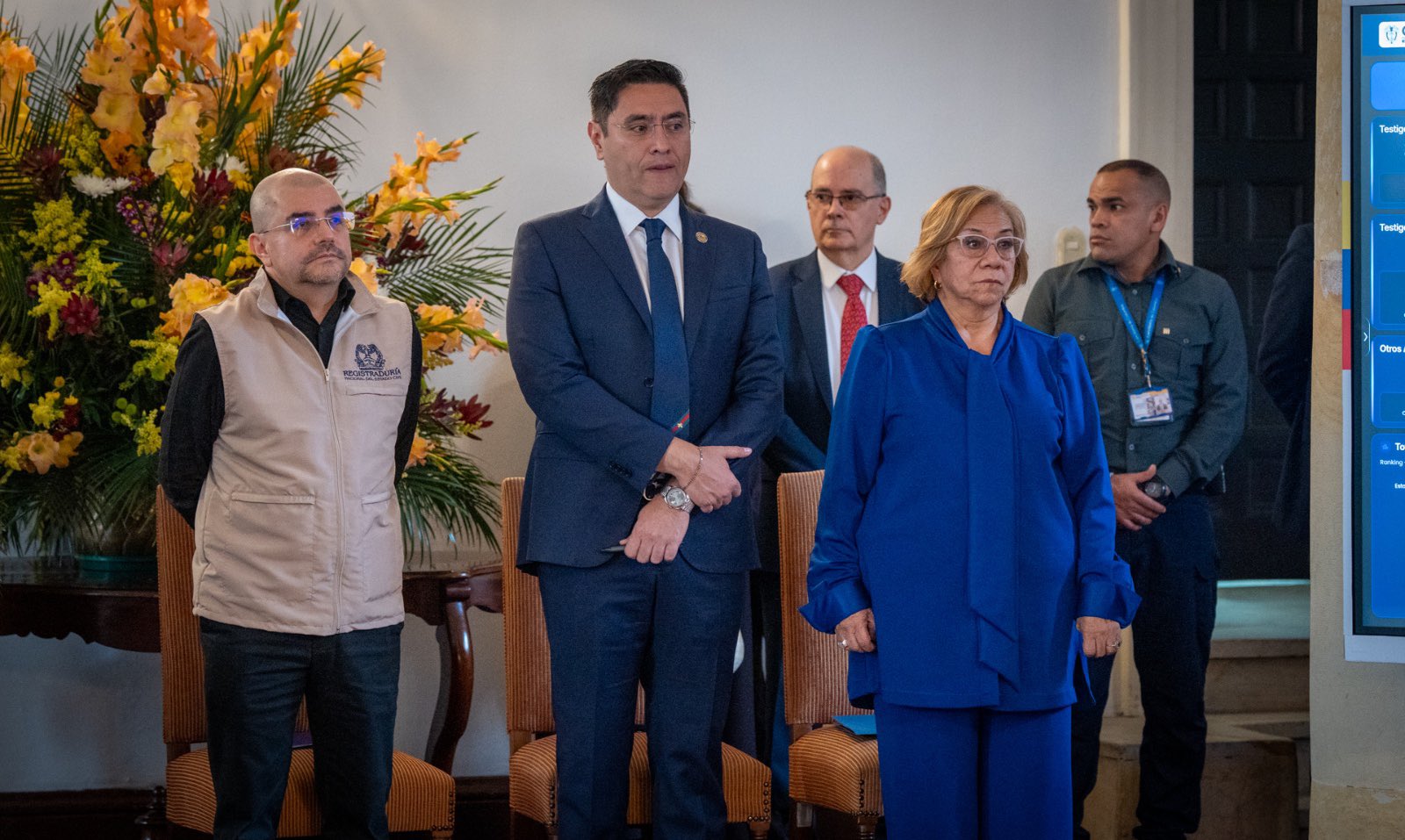 Cancillería durante apertura de las elecciones presidenciales en el exterior