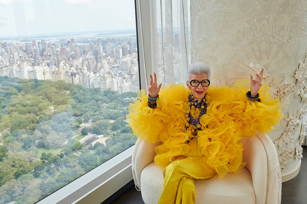 Falleció Iris Apfel, icono global de la moda