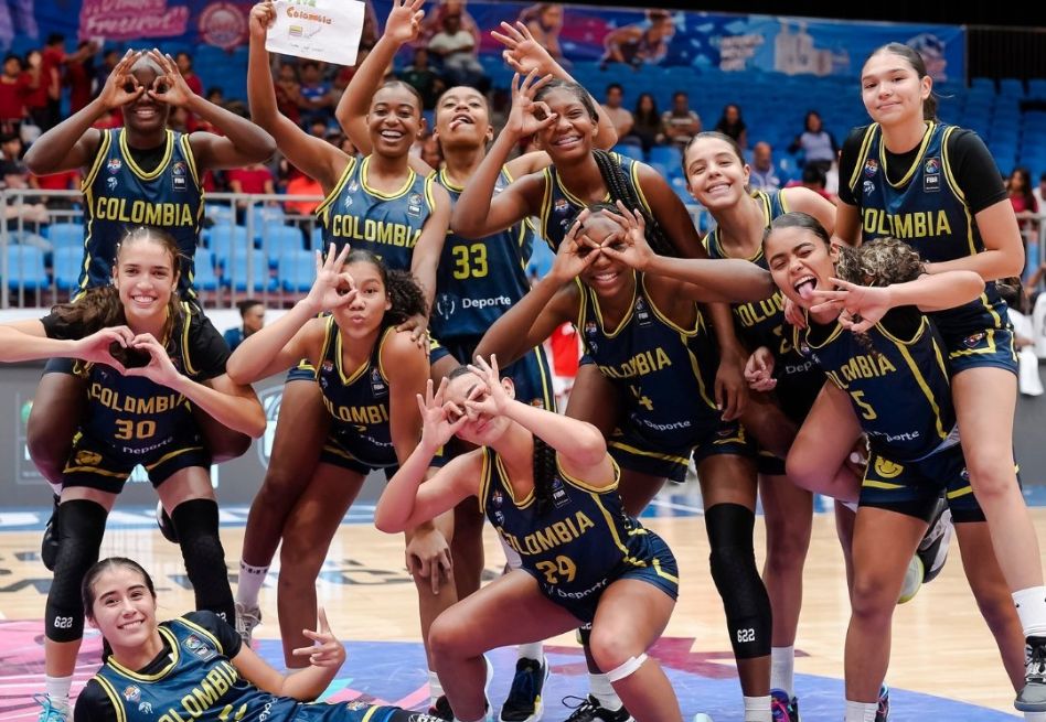 ¡Histórico! Colombia logró la clasificación al Mundial U17 de baloncesto femenino