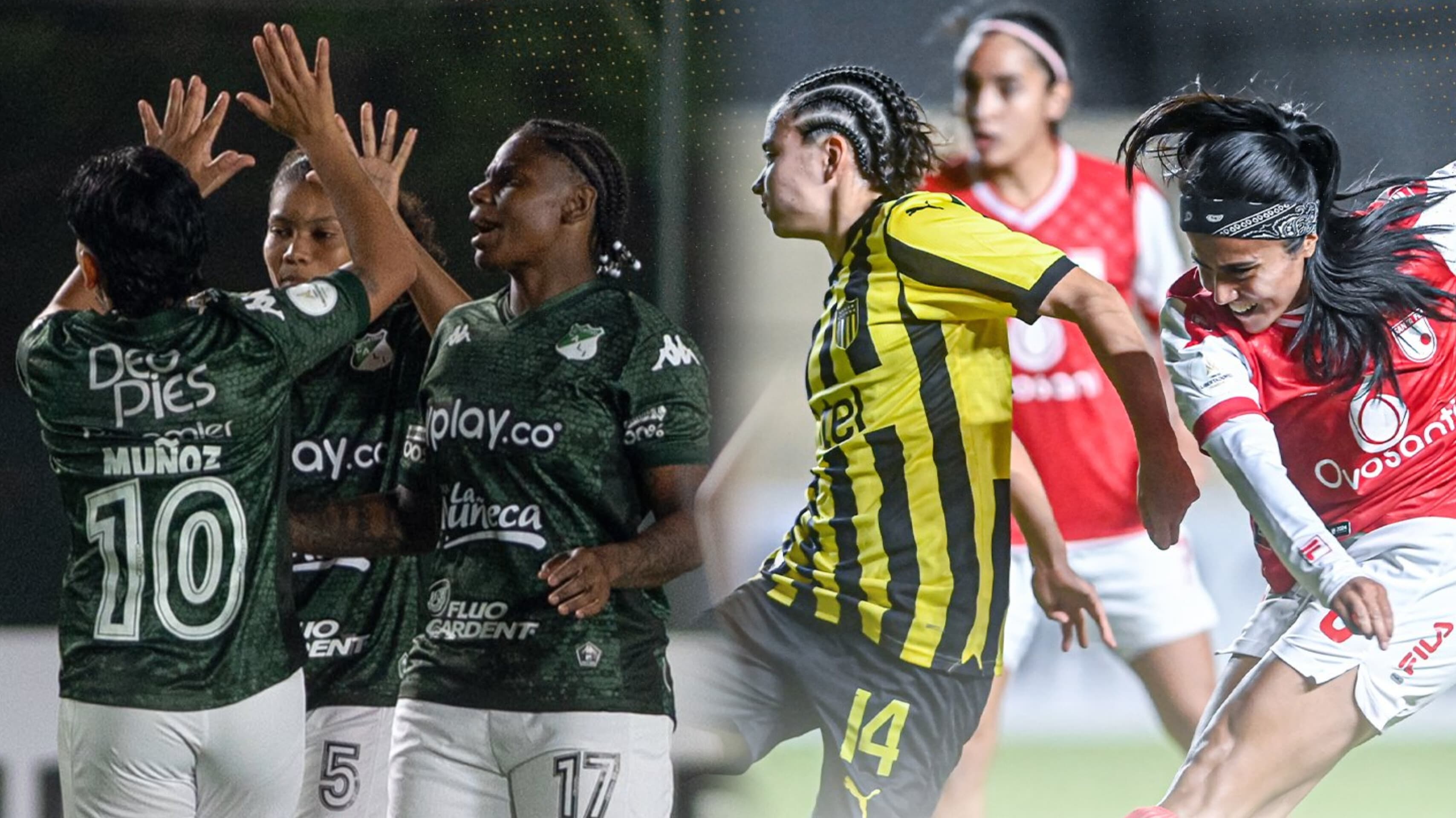 Así les fue a Santa Fe y a Cali en su debut en la Copa Libertadores Femenina 2024