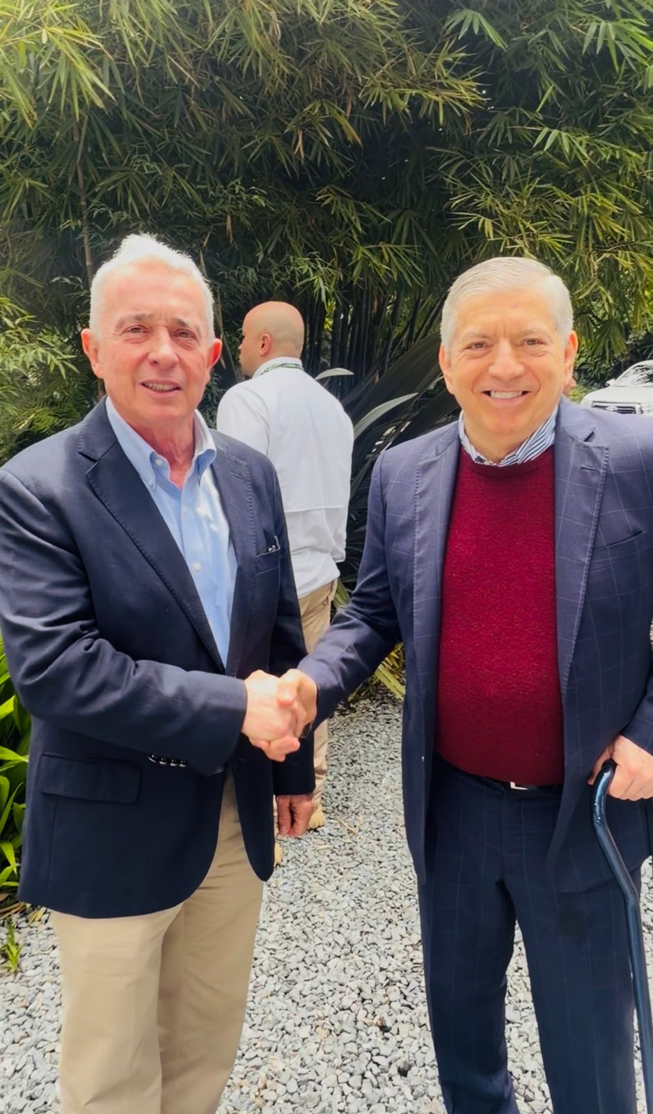 Reunión de Gaviria y Uribe