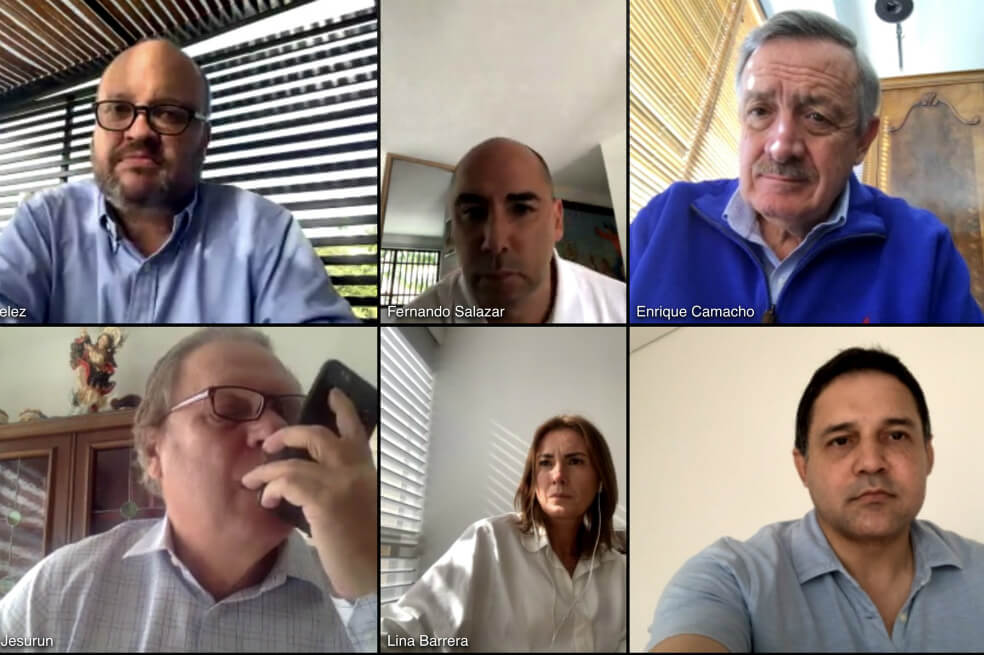 Dirigentes del fútbol se reunieron con el expresidente Álvaro Uribe Vélez