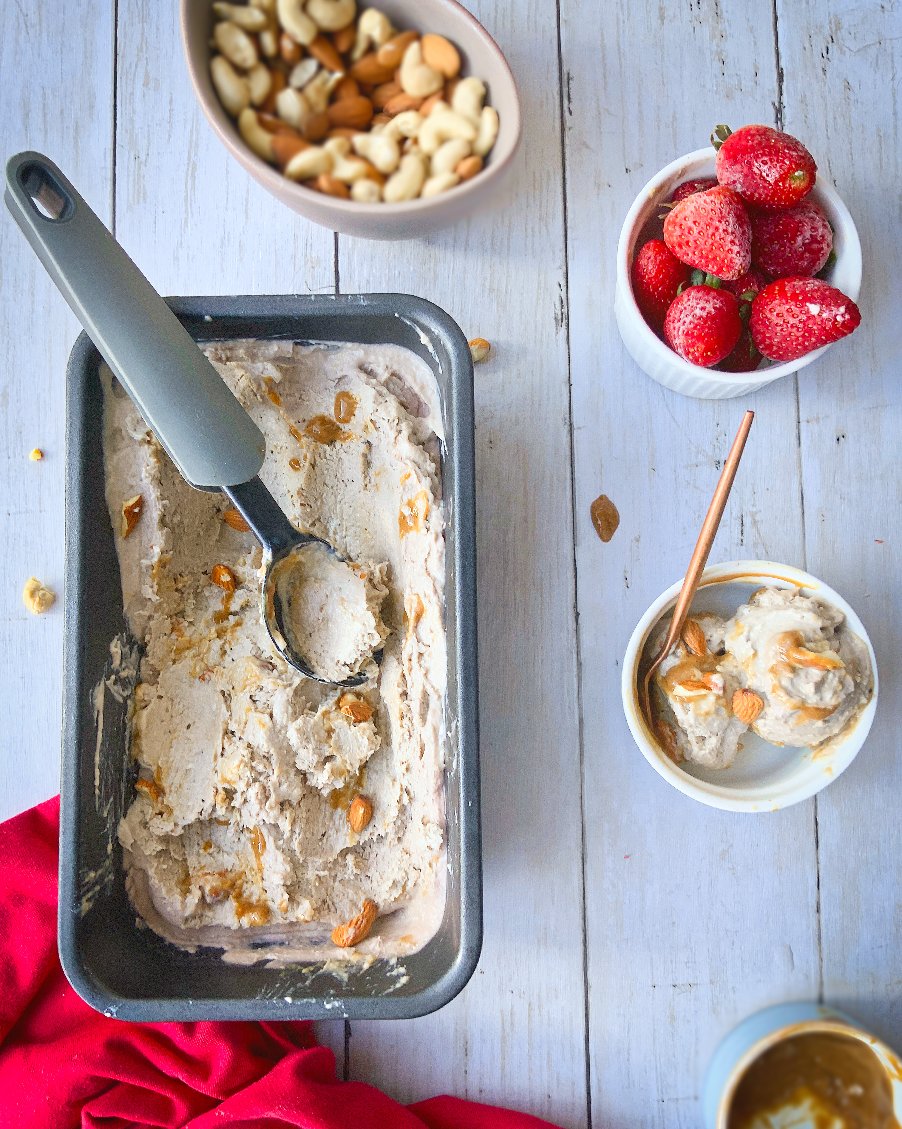 Receta: helado saludable, libre de lácteos y azúcar refinada