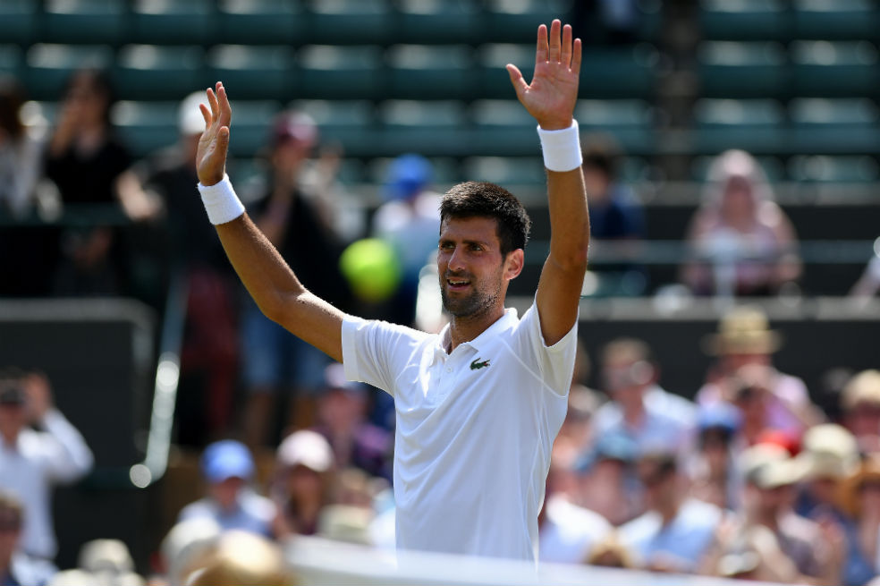 Novak Djokovic logró su victoria 235 en torneo de Grand Slam / AFP