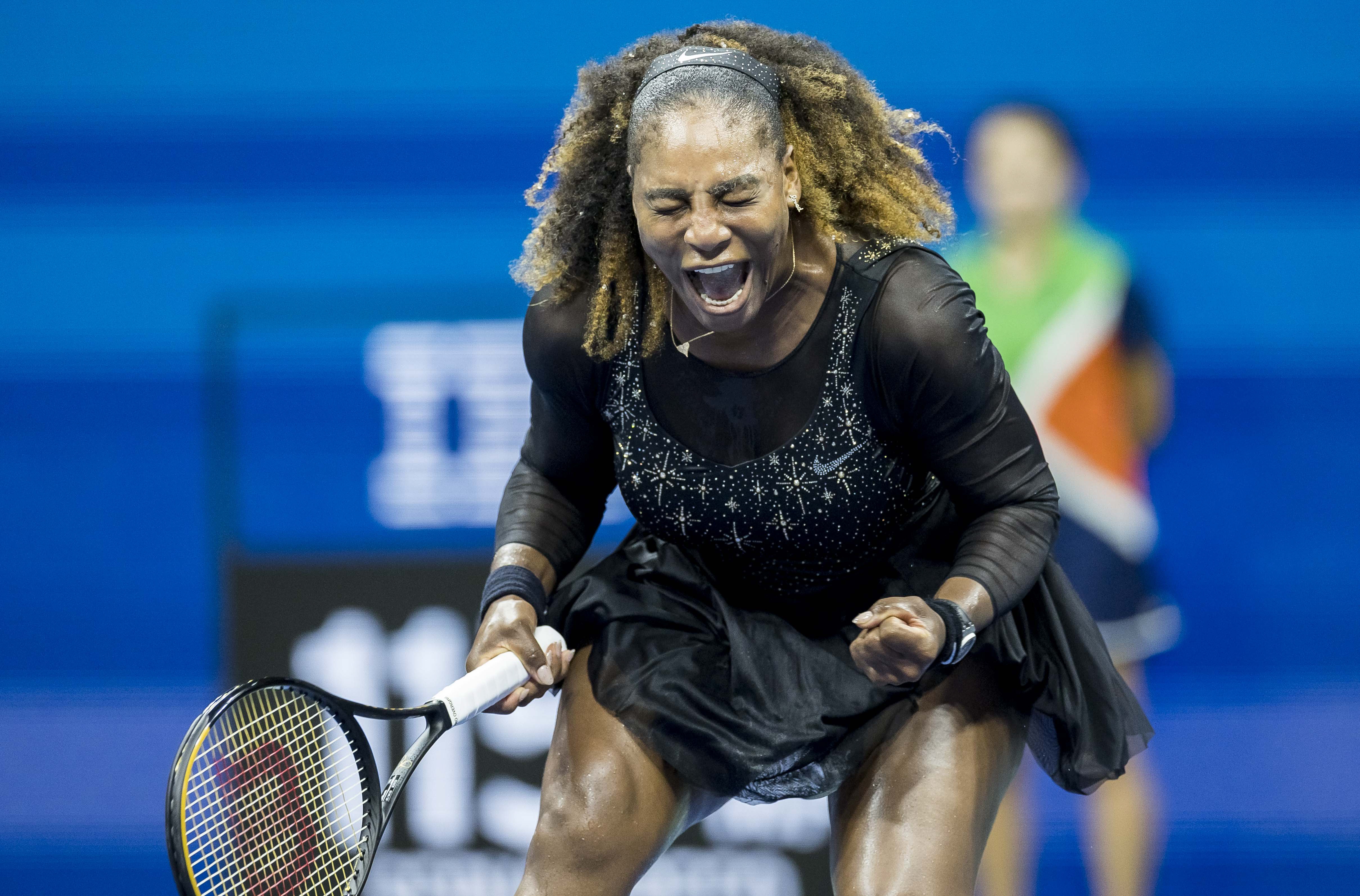 Serena Williams pasó la primera ronda del US Open y sigue en pie
