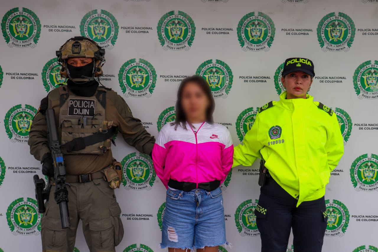 Capturan en Bogotá a tiktoker que fue pareja de un líder del Tren de Aragua
