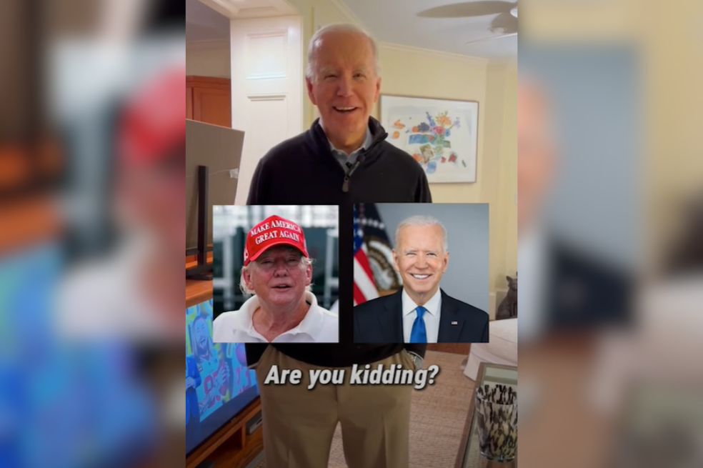 La respuesta de Biden a quienes lo cuestionan por su edad: subir un TikTok