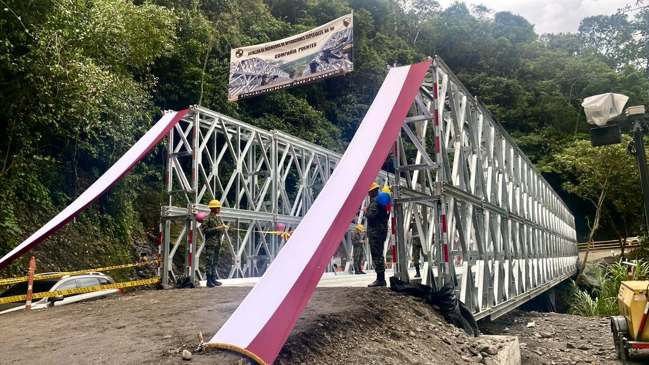 Habilitan puente para atender emergencia en proyecto Transversal del Sisga