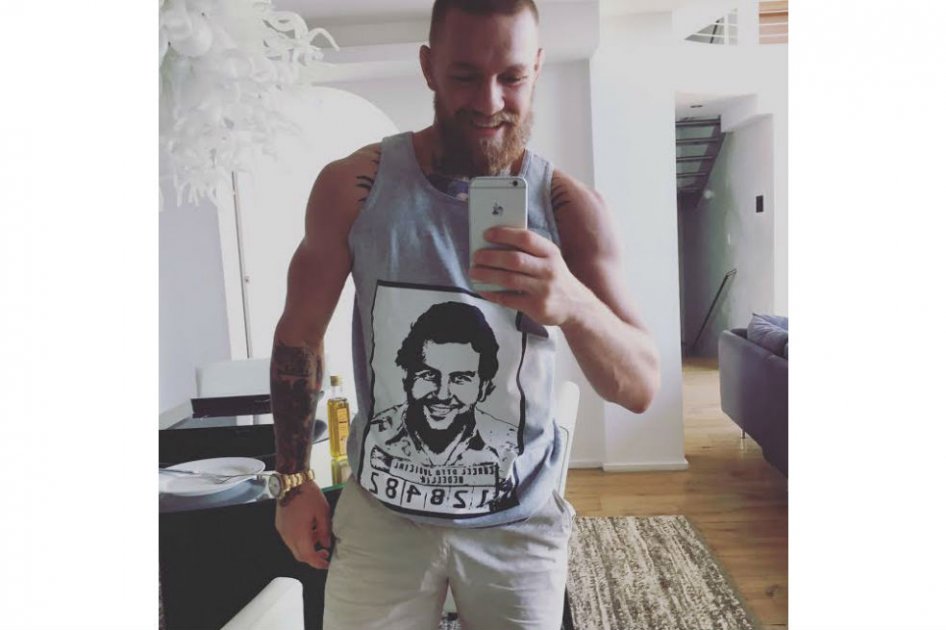 El polémico tweet del peleador Conor McGregor sobre su parecido con Pablo Escobar
