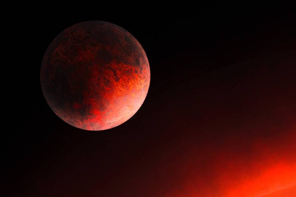 Esta es una eecreación del planeta subterrestre GJ 367 b.