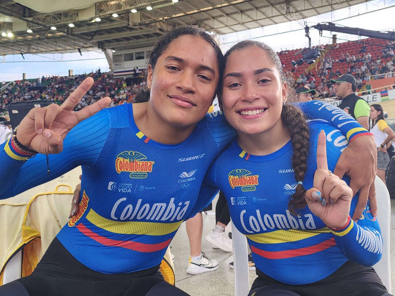 Oro y plata para Colombia en el keirin en el Mundial júnior de Pista