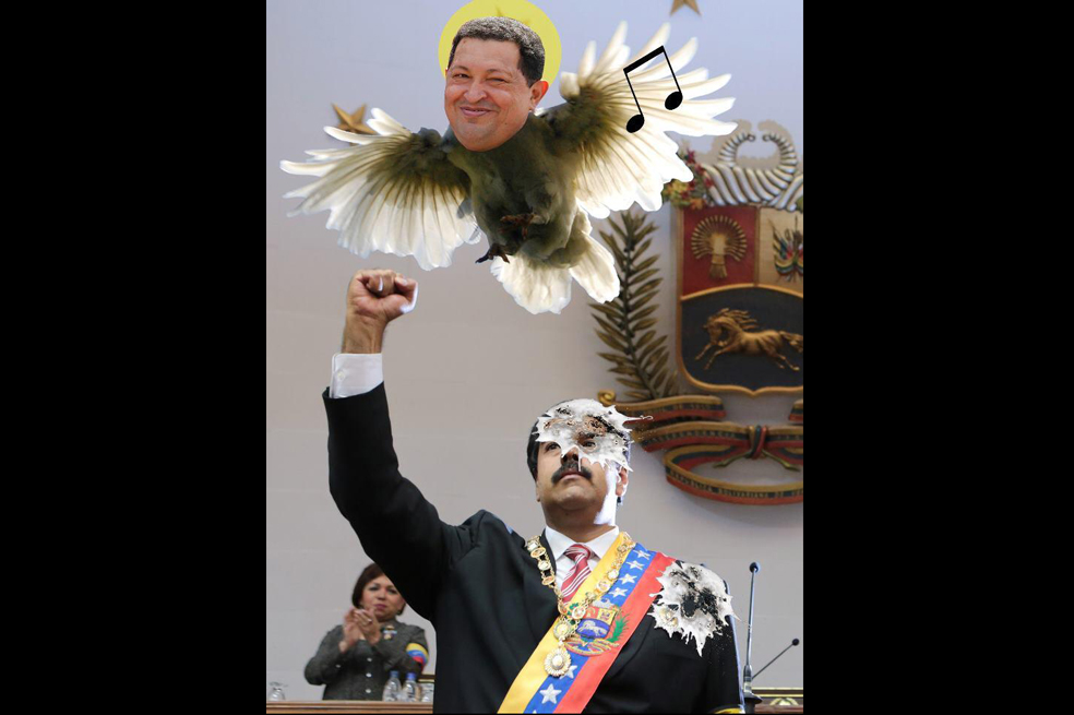 Así se mofan en Twitter de la aparición de Chávez a Maduro