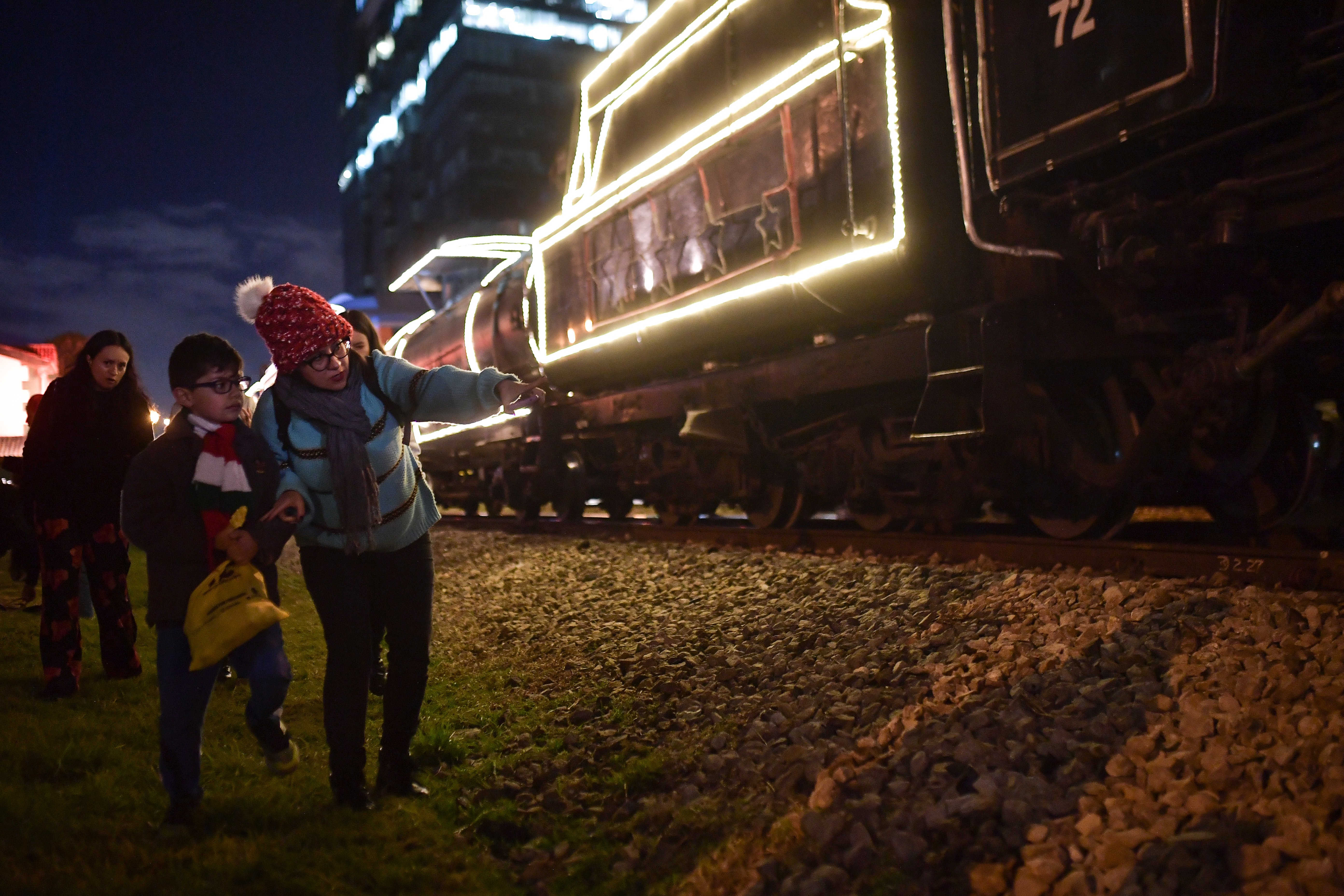 Tren de la Sabana en época decembrina