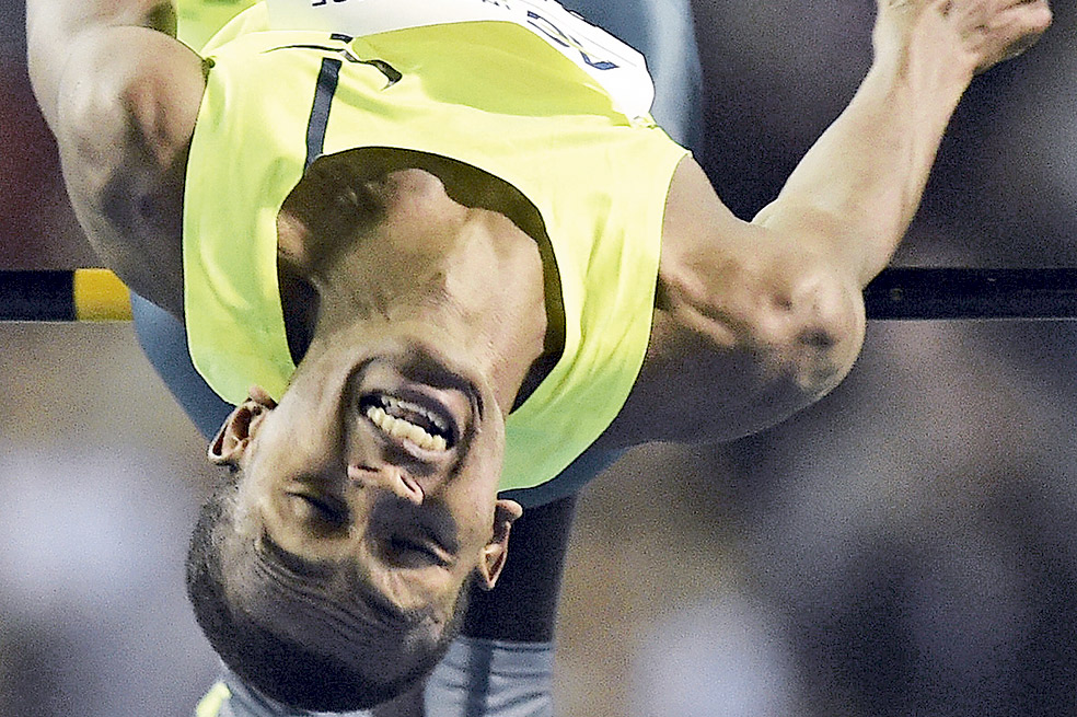 Mutaz Barshim, a 30 milímetros de la gloria