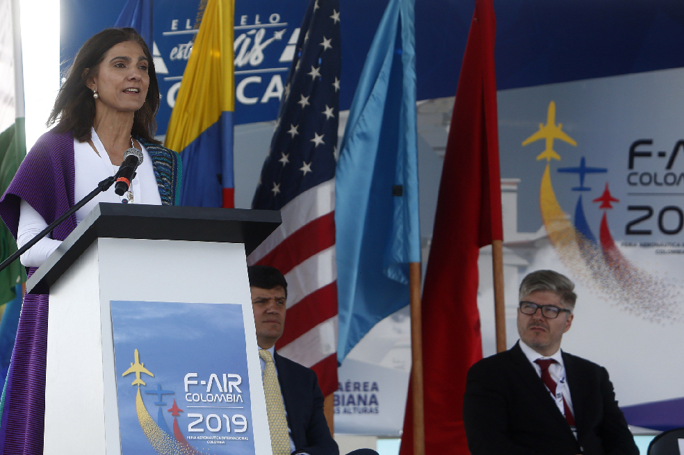 Ministra de Transporte, Ángela María Orozco. Imagen de EFE.