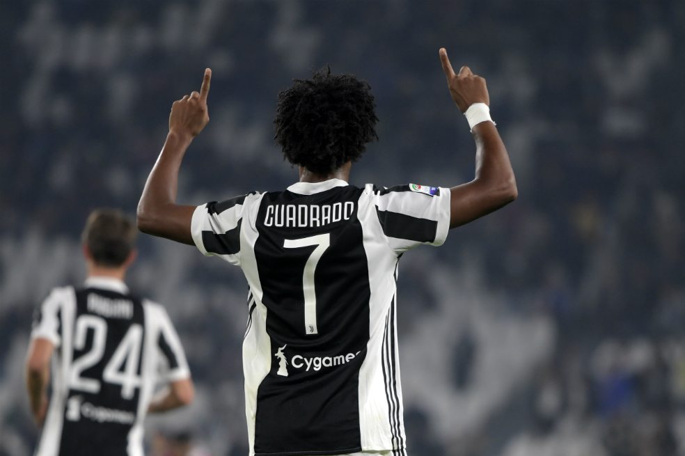 Gol de Cuadrado en triunfo de Juventus en la Serie A