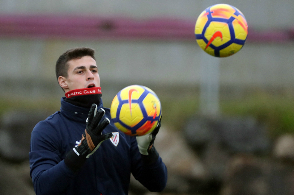 Kepa llega al arco del Real Madrid