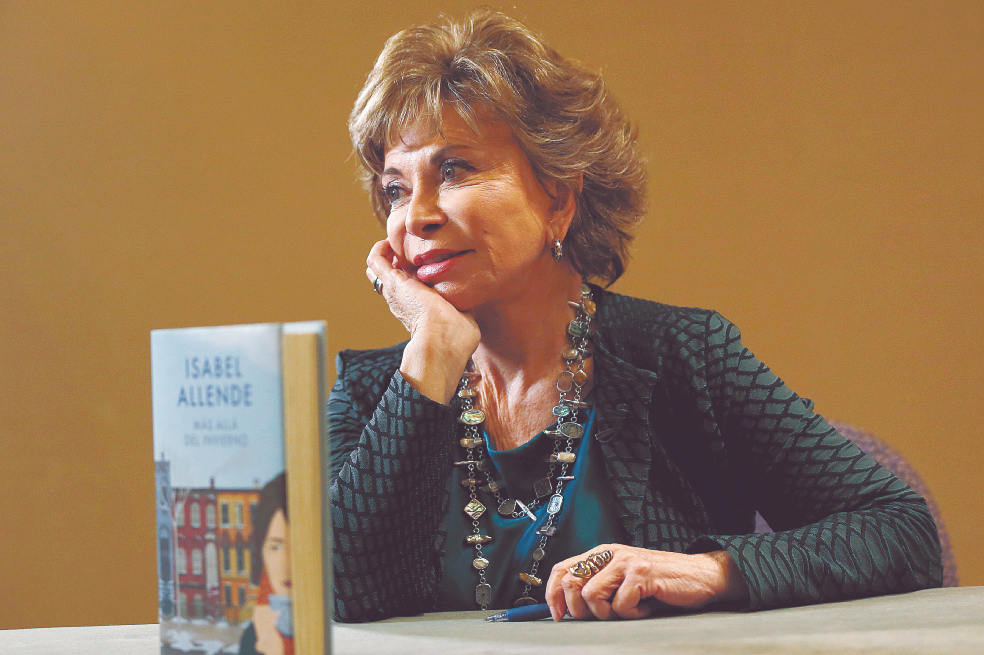 Isabel Allende: “Mis novelas están todas inspiradas en aspectos negativos de mi infancia”