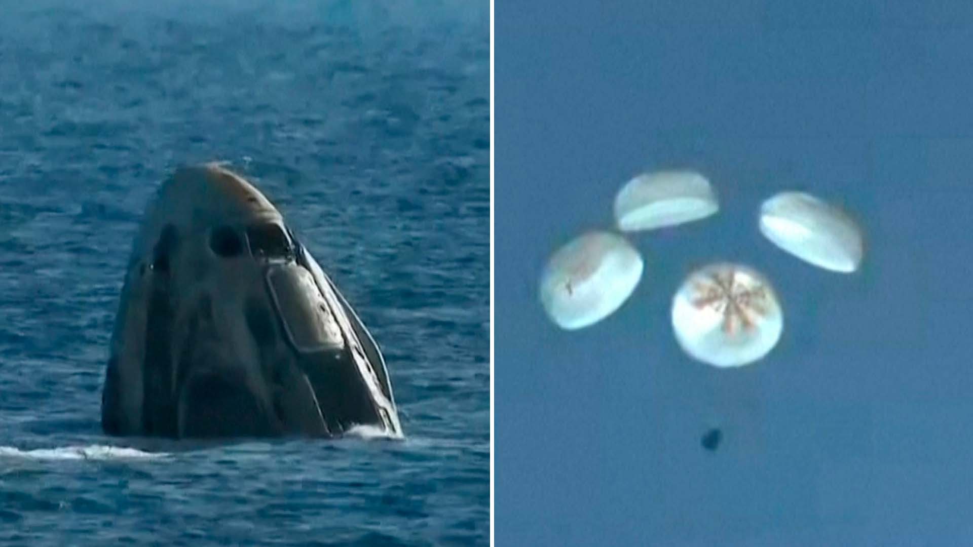 Los astronautas de la misión Crew-4 de la NASA regresan a la Tierra