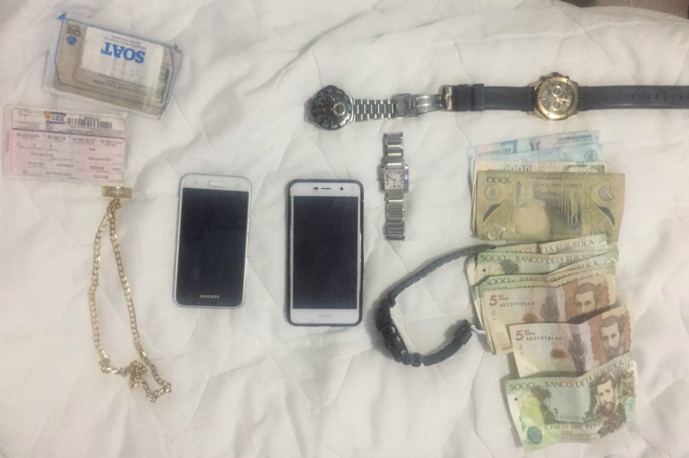 En un hotel del sur de Bogotá cayó la ‘Banda de los Rolex’