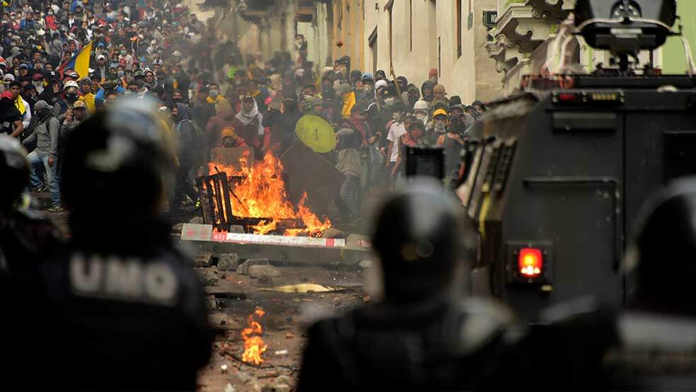 Protestas en Ecuador: Indígenas aceptan diálogo directo con el gobierno