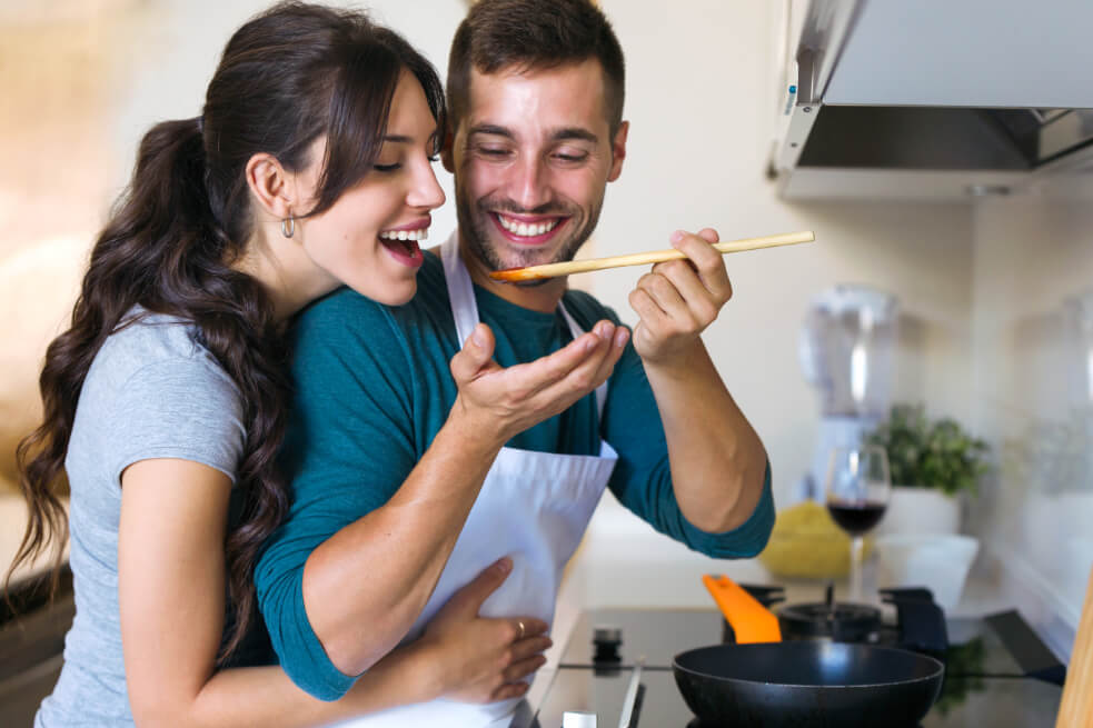 Cocinar en casa, naturalmente con amor
