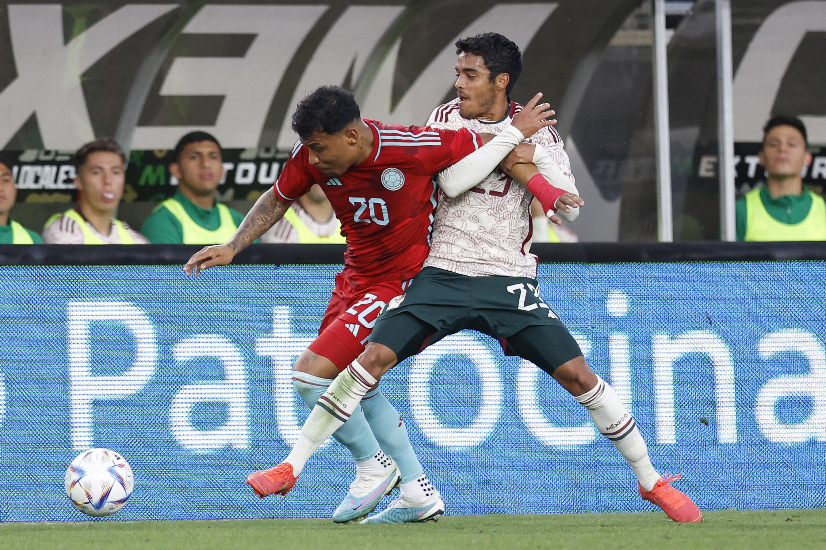 Vea los goles de la remontada de la selección de Colombia contra México