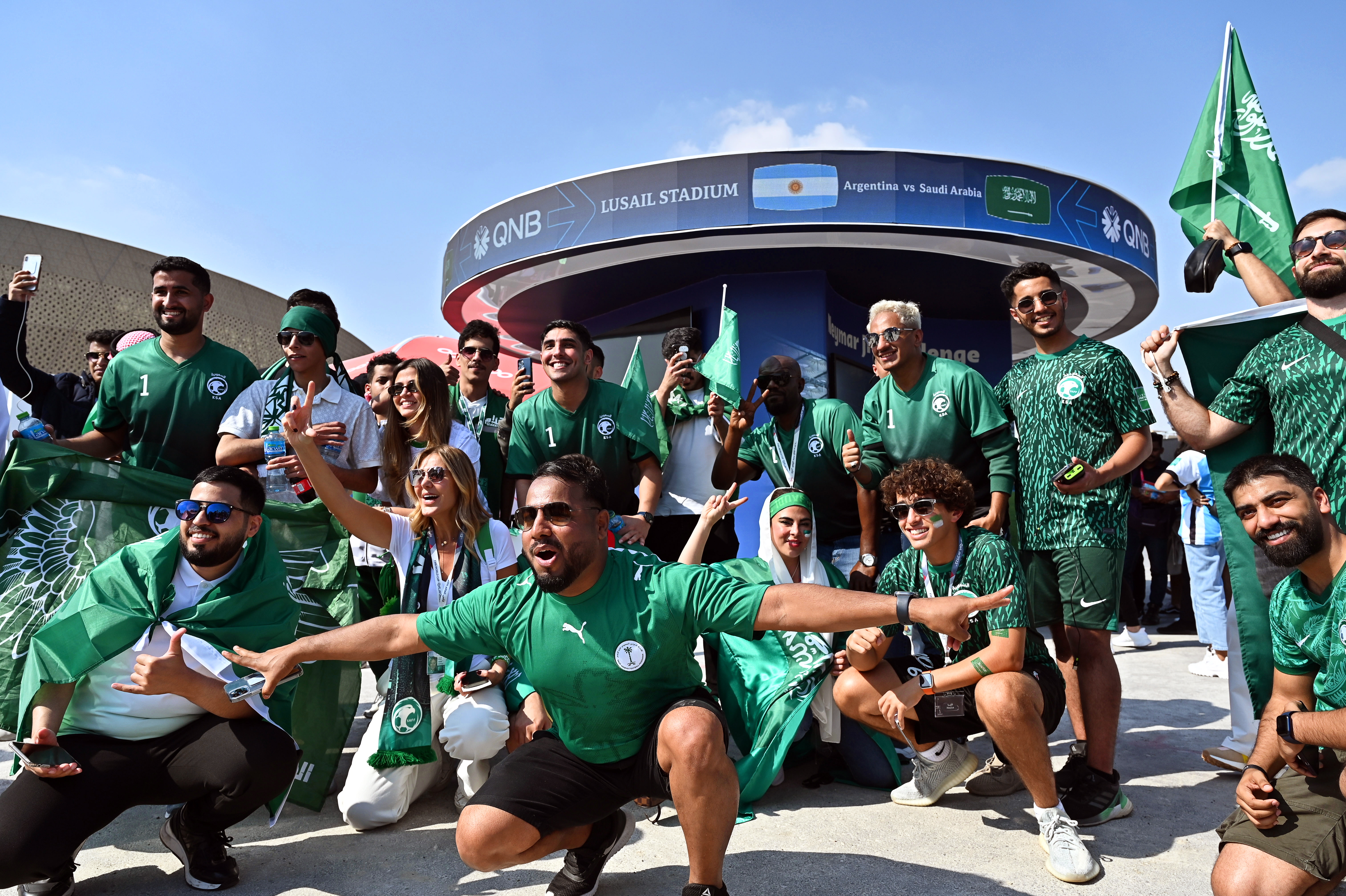 En Arabia Saudita el rey decretó día festivo por victoria contra Argentina
