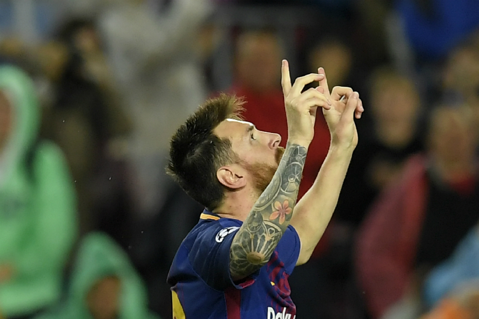 Messi anotó su gol 100 en competiciones europeas