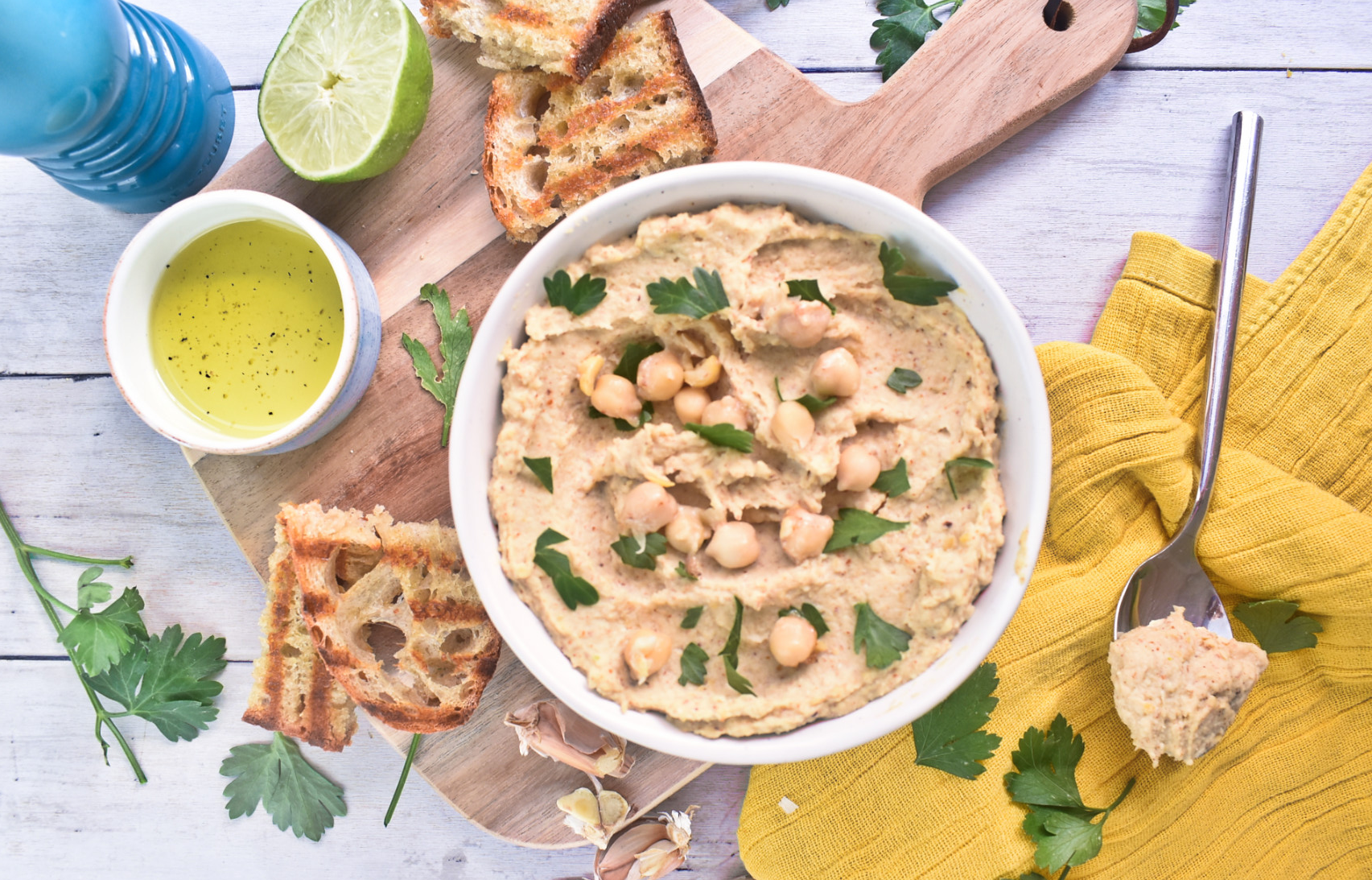 Receta: así se hace un hummus de garbanzo