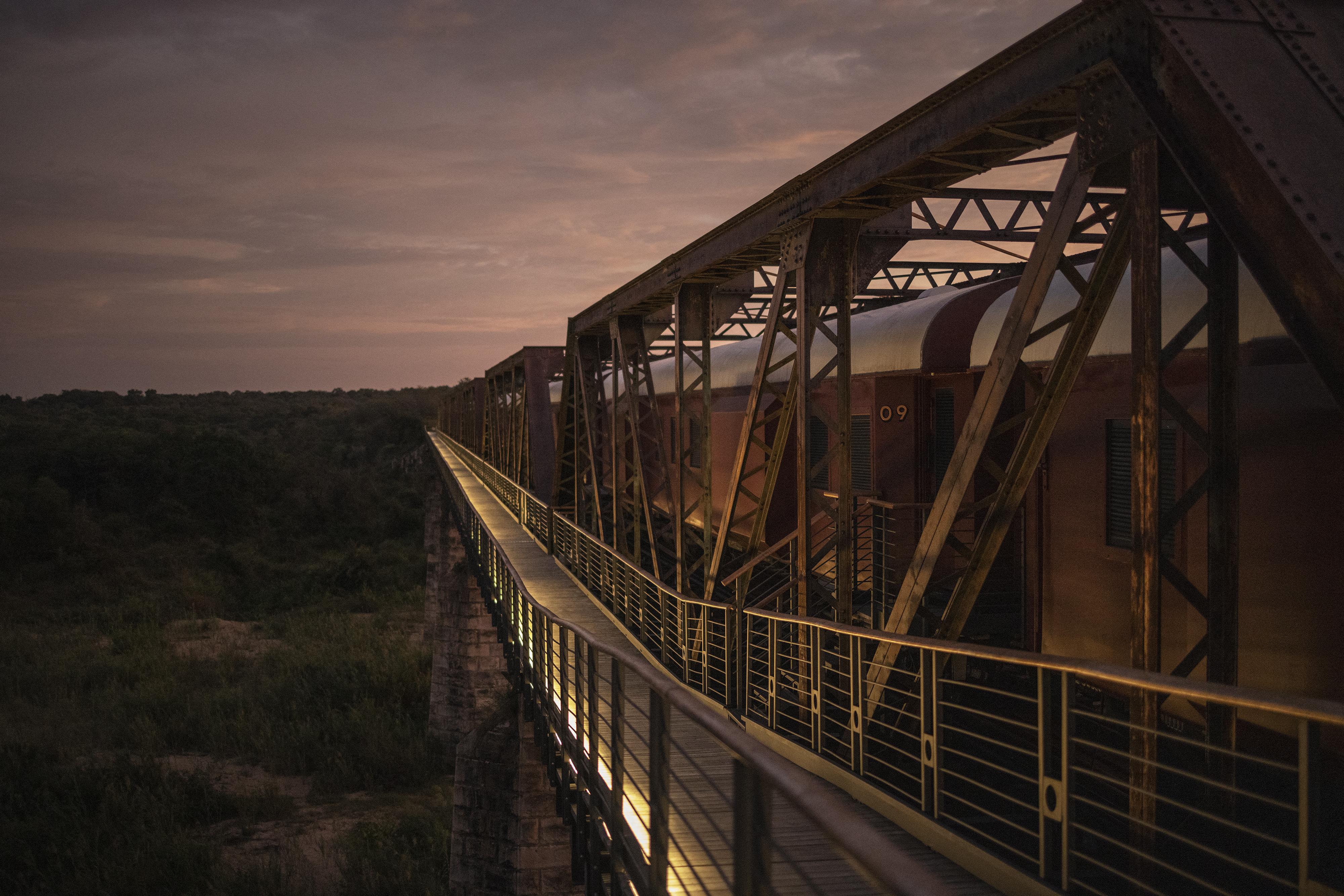 Tren sudafricano realiza viaje de safari… pero nunca se mueve