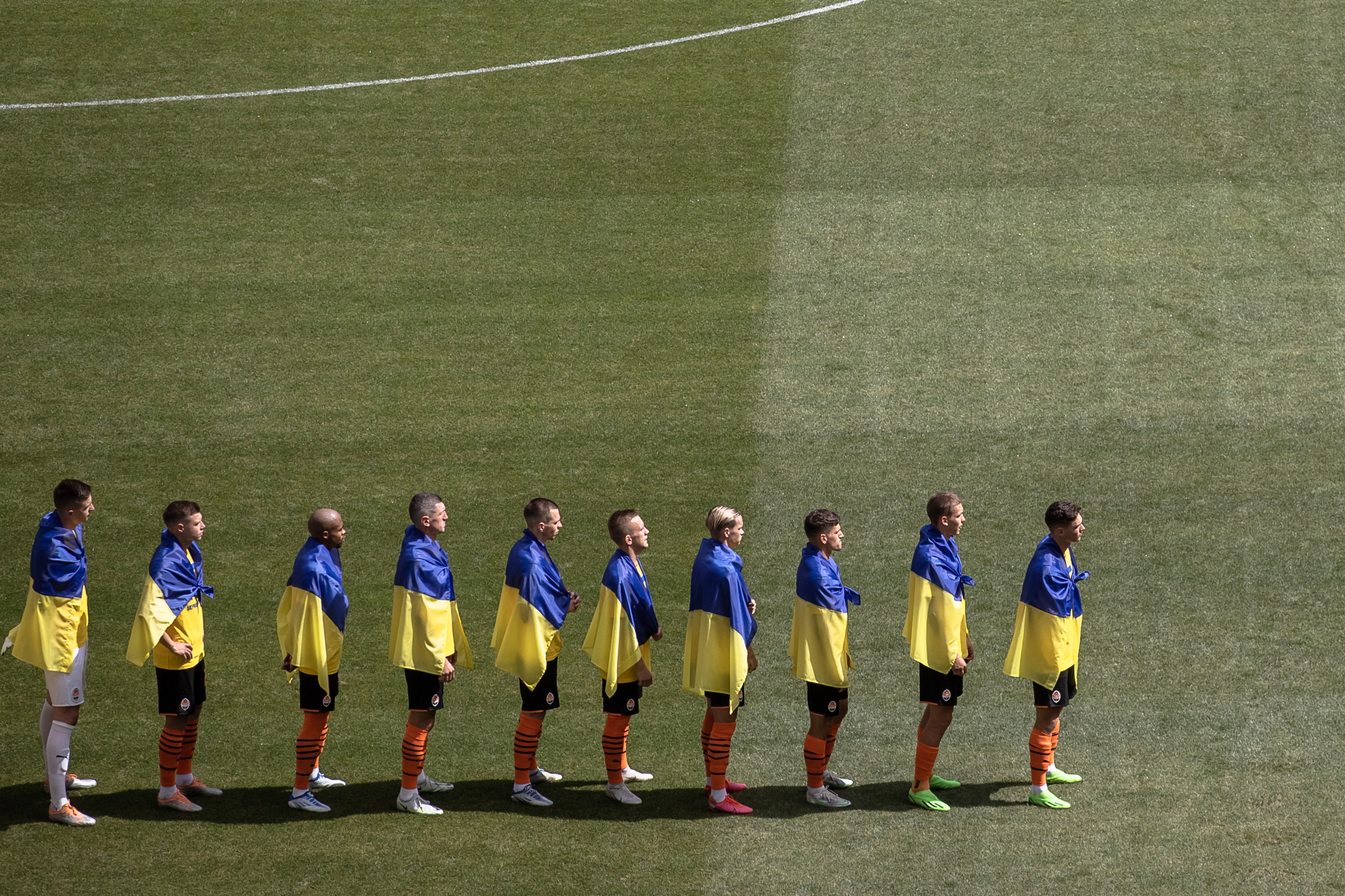 En medio de la guerra, el fútbol volvió a Ucrania