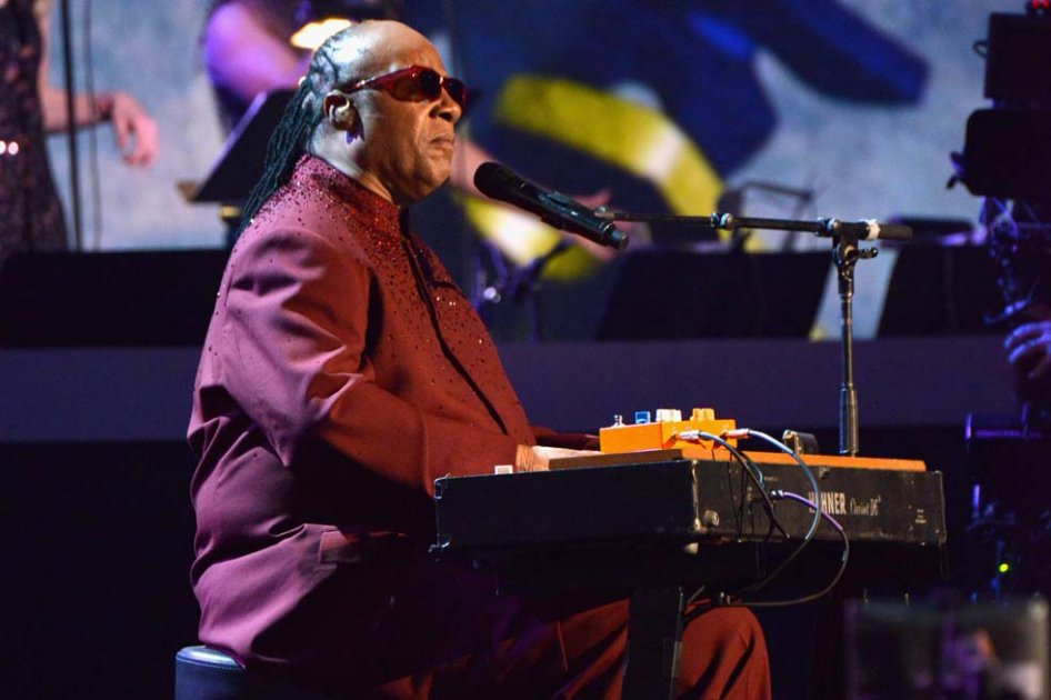 El músico Stevie Wonder.