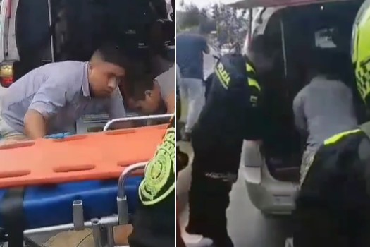 Paramédicos dejan caer a víctima de atentado a bala en Bosa: murió en el hospital