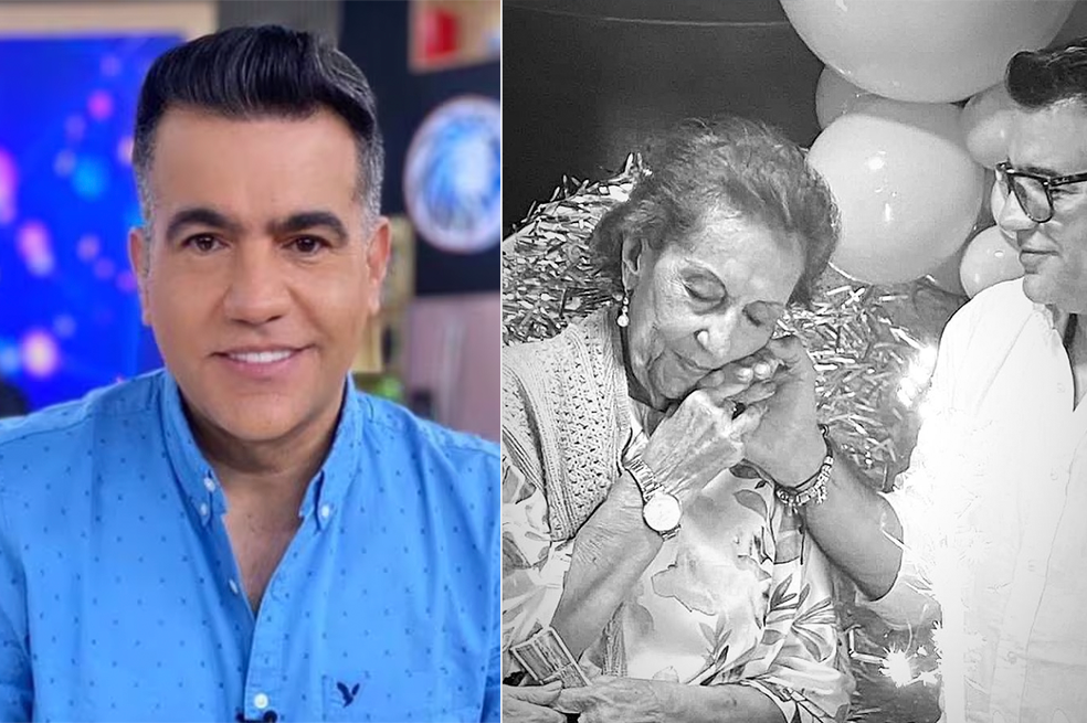 El presentador dio a conocer la noticia acompañado de un emotivo mensaje.