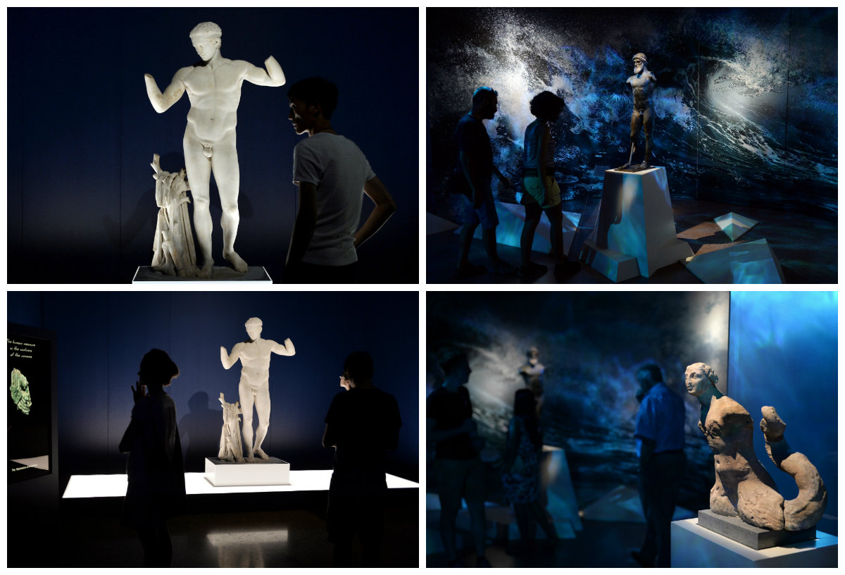 En imágenes: La “odisea humana” contada con una exposición de museo
