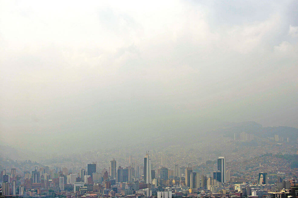 Empeoró calidad del aire en el Valle de Aburrá