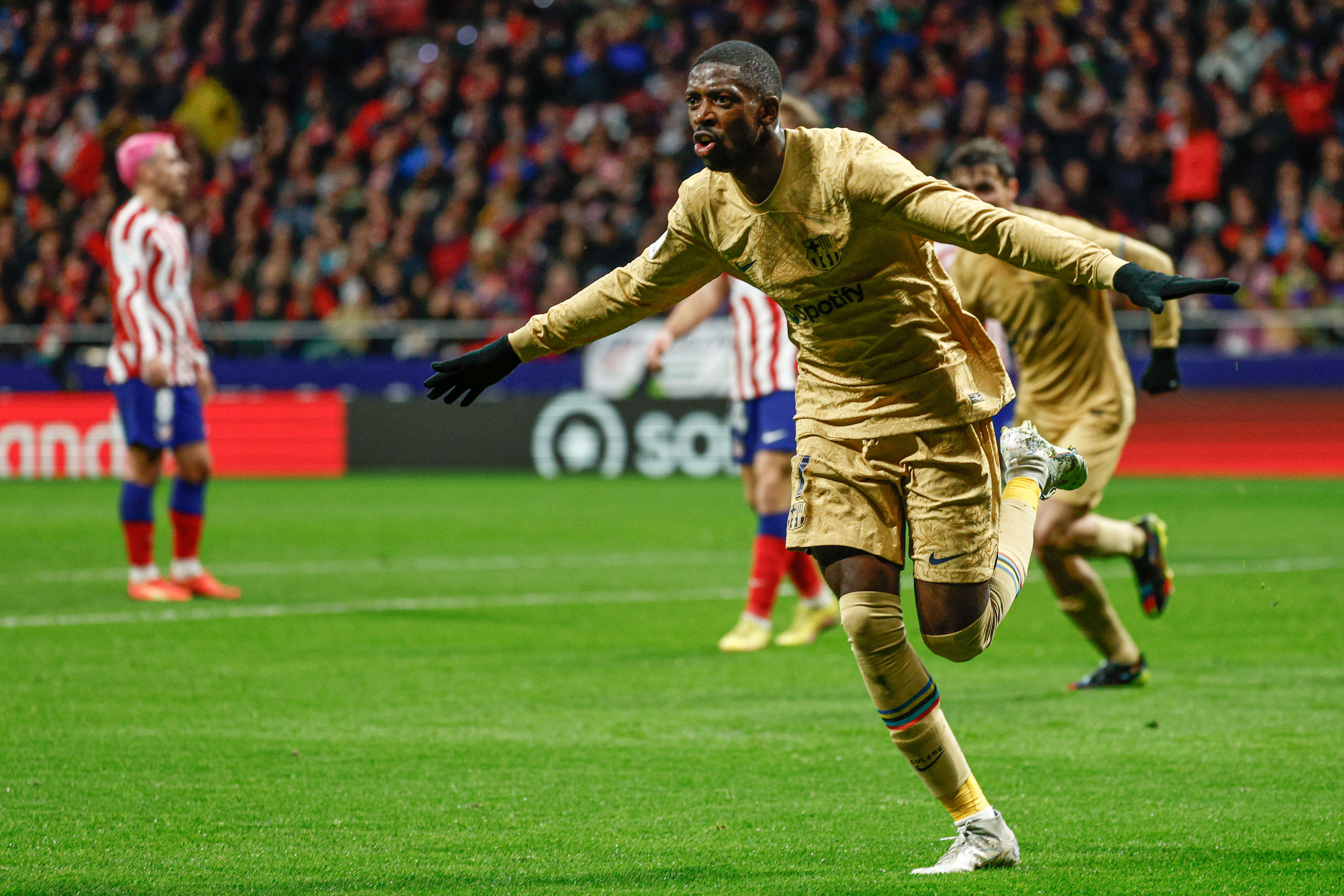 Triunfo de oro para Barcelona: con gol de Dembélé, venció a Atlético de Madrid