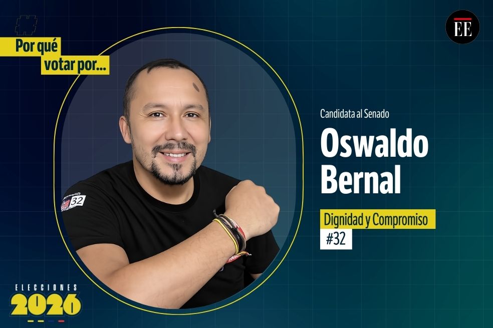 “Por qué votar por”: Oswaldo Bernal, candidato al Senado